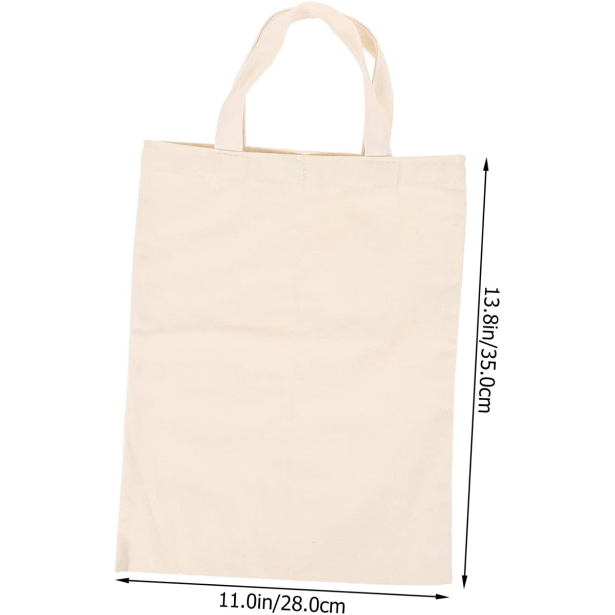 10PCS Double Wine Bottle Canvas Gift Bags with Handles Reusable