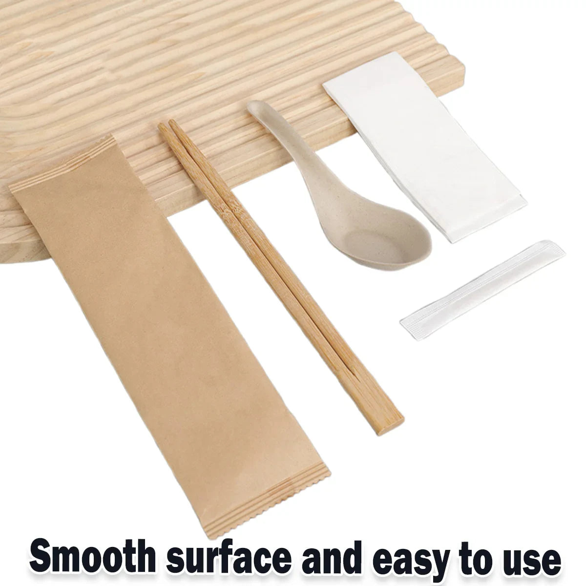 100pcs Disposable Chopsticks 4-Pair Packs for Home Restaurant