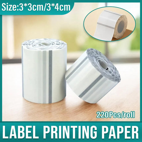 Transparent Label Printer Paper 1 Roll