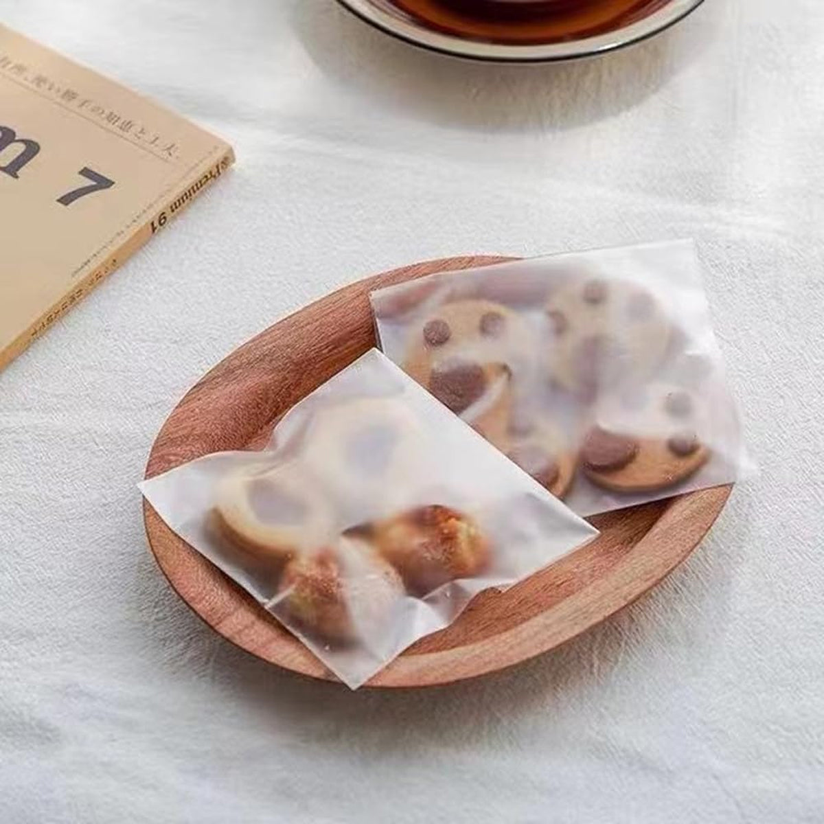 Clear Plastic Self Adhesive Candy Packaging Bags 100PCS