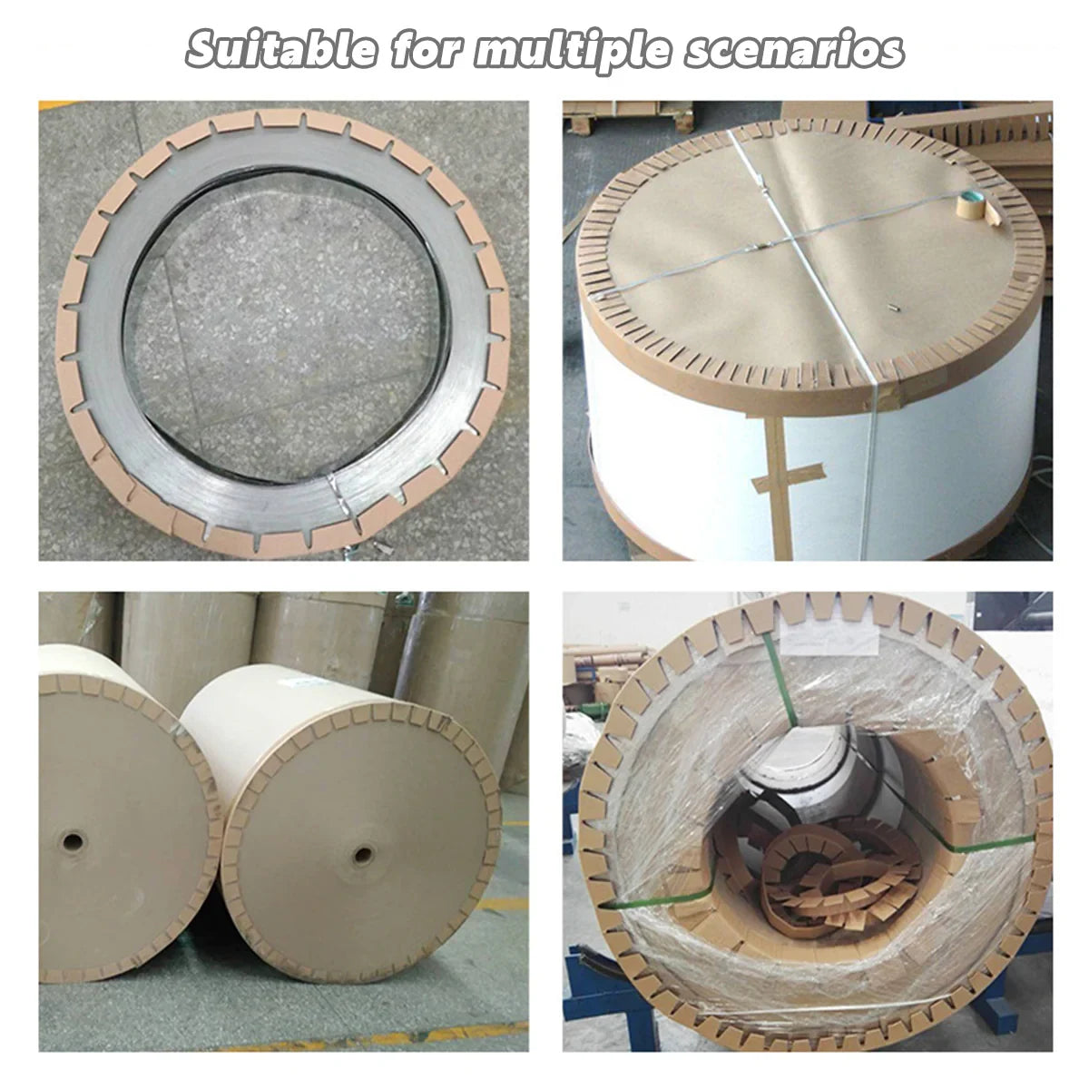 Paper Coil Edge Guards for Steel Metal Roll Protection