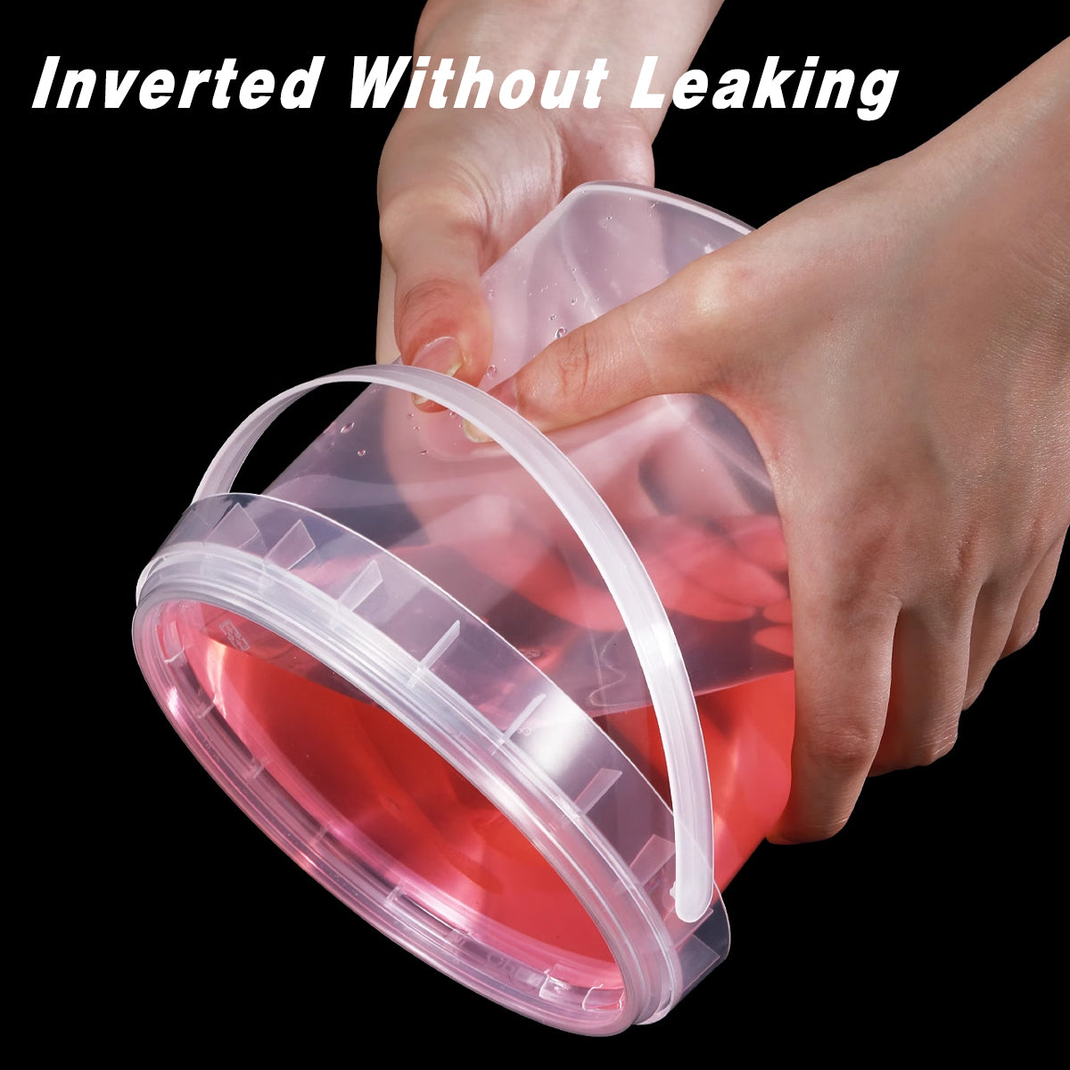 20PCS Food Grade Plastic Sealed Containers 750ml 1500ml Transparent Storage