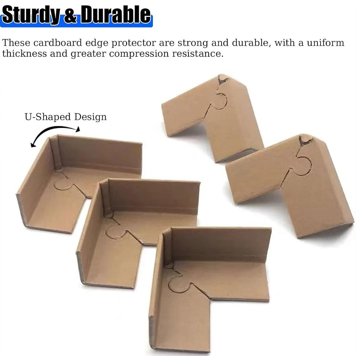 Kraft Paper Corner Protector Packing Supplies 100PCS