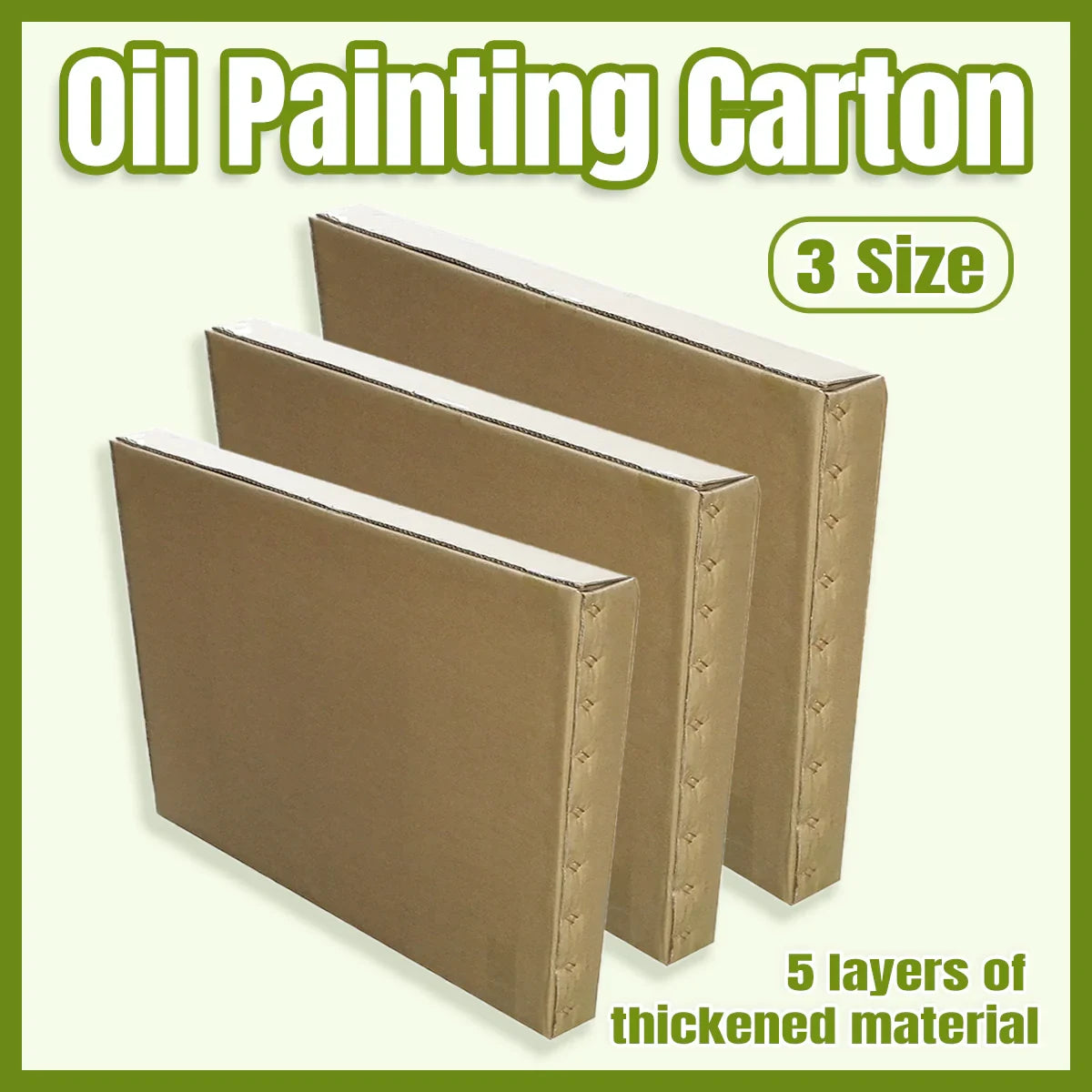 Large Square Flat Paper Box for Picture Frame Shipping