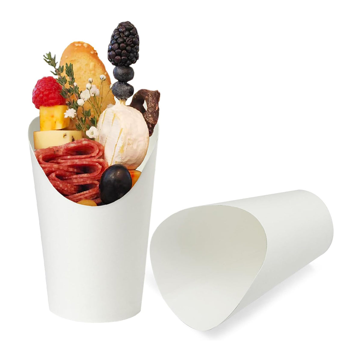 100PCS French Fry Cups 12/14/16oz Food-Grade Oil-Resistant Paper