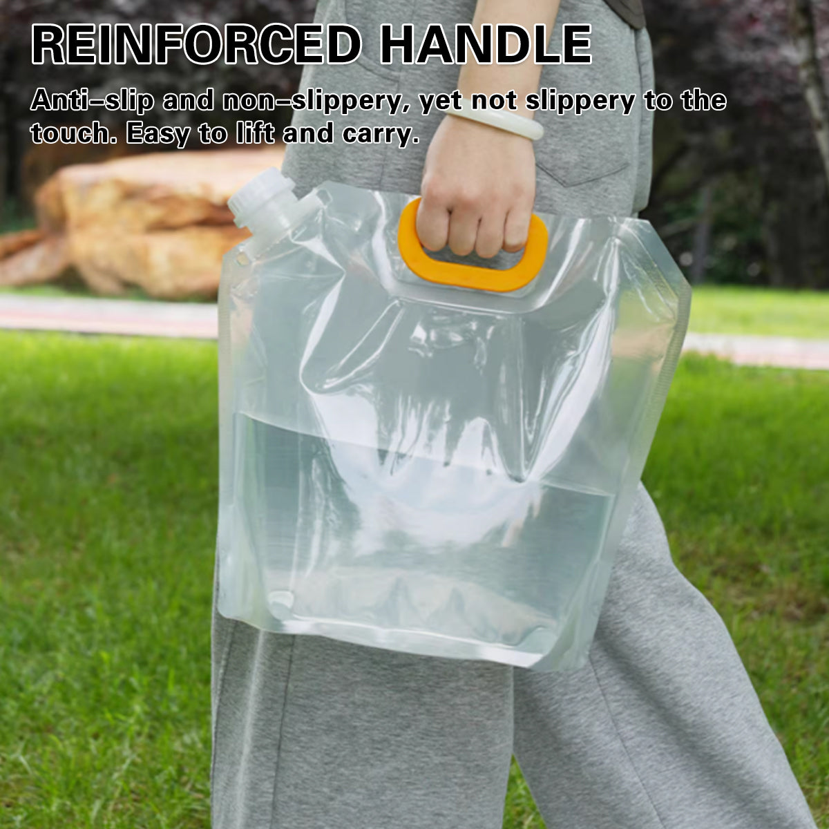 20PCS Large Capacity Portable Transparent Beverage Bags Outdoor Use