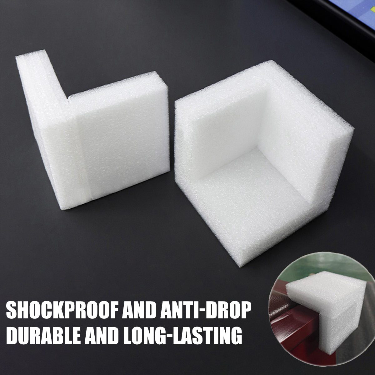 EPE Anti-Collision Foam Corner Protectors Furniture Guards 50PCS