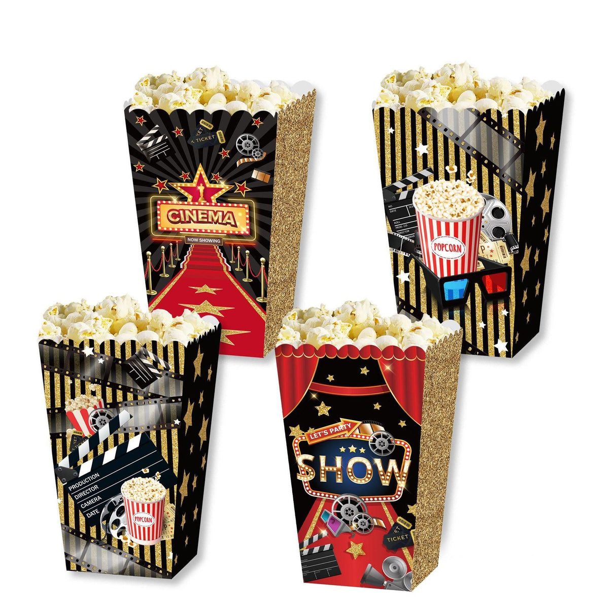  Upgrade your movie night experience with our Popcorn Box Set.