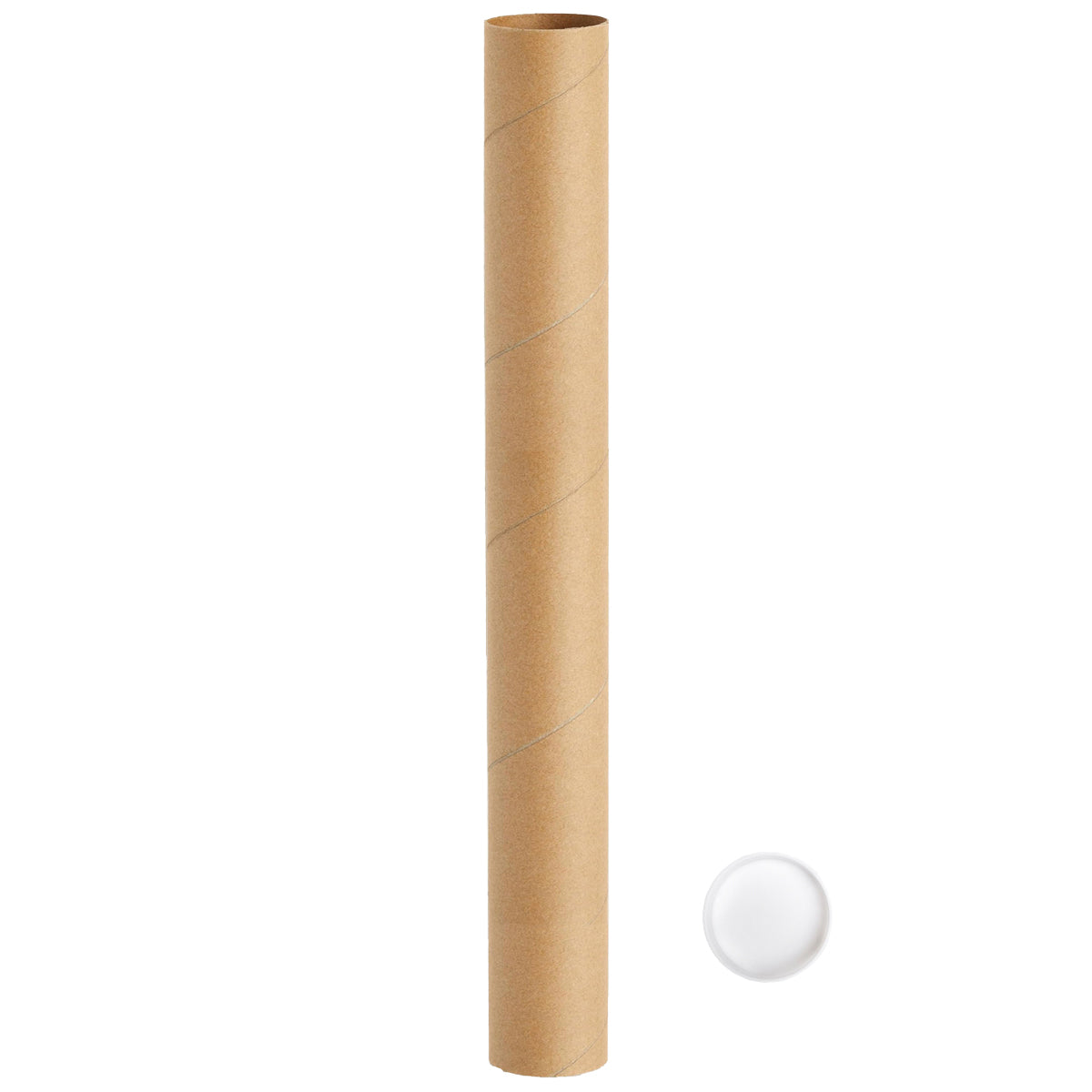 Kraft Paper Storage Tubes Cardboard Document Shipping 10PCS