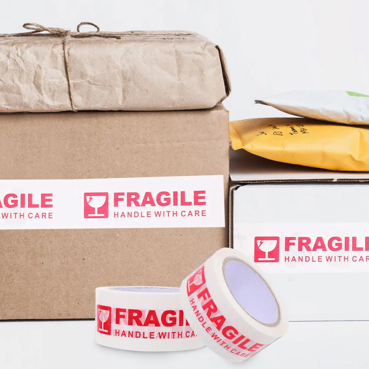 Fragile Warning Tape Handle With Care for Packing Boxes
