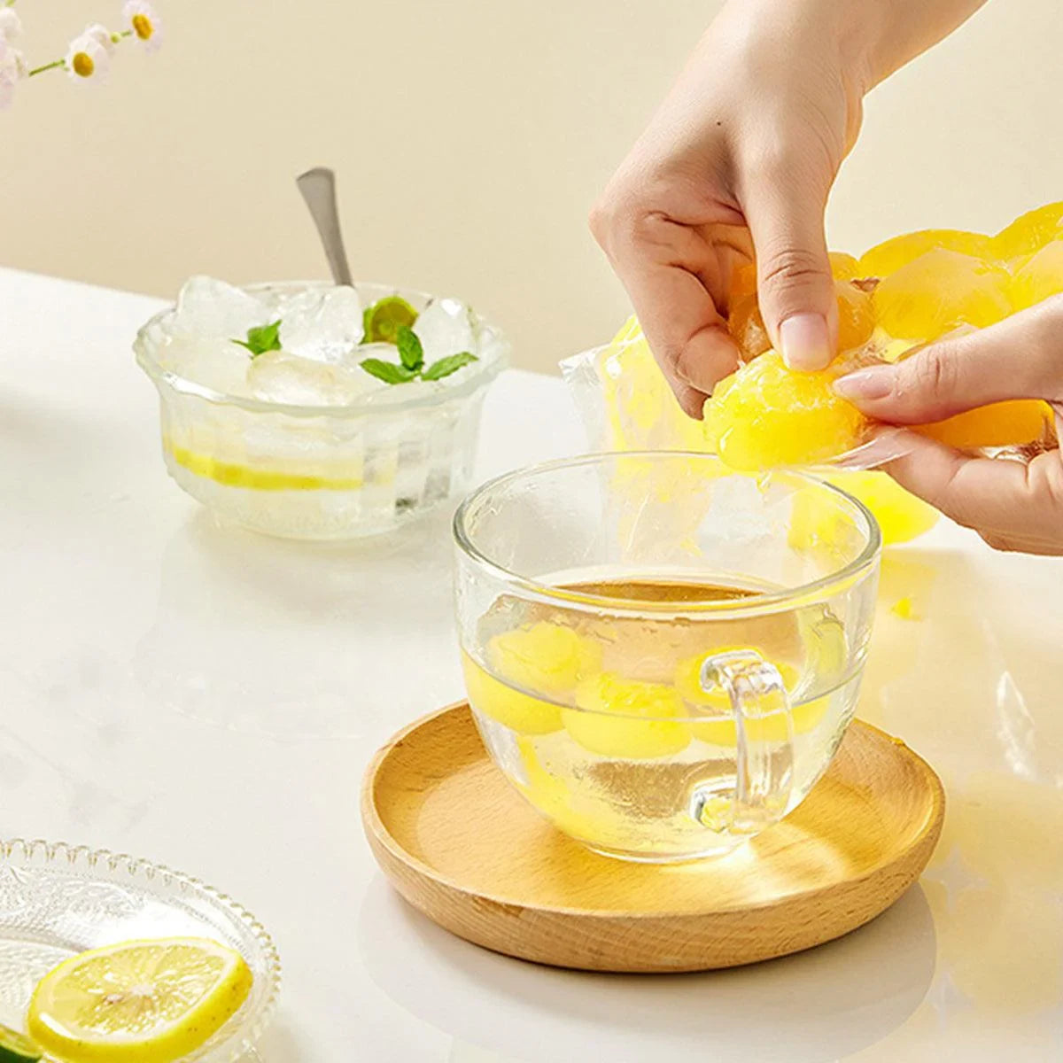 Disposable Ice Pack Bag Water Injection Ice Cube Mold 100PCS