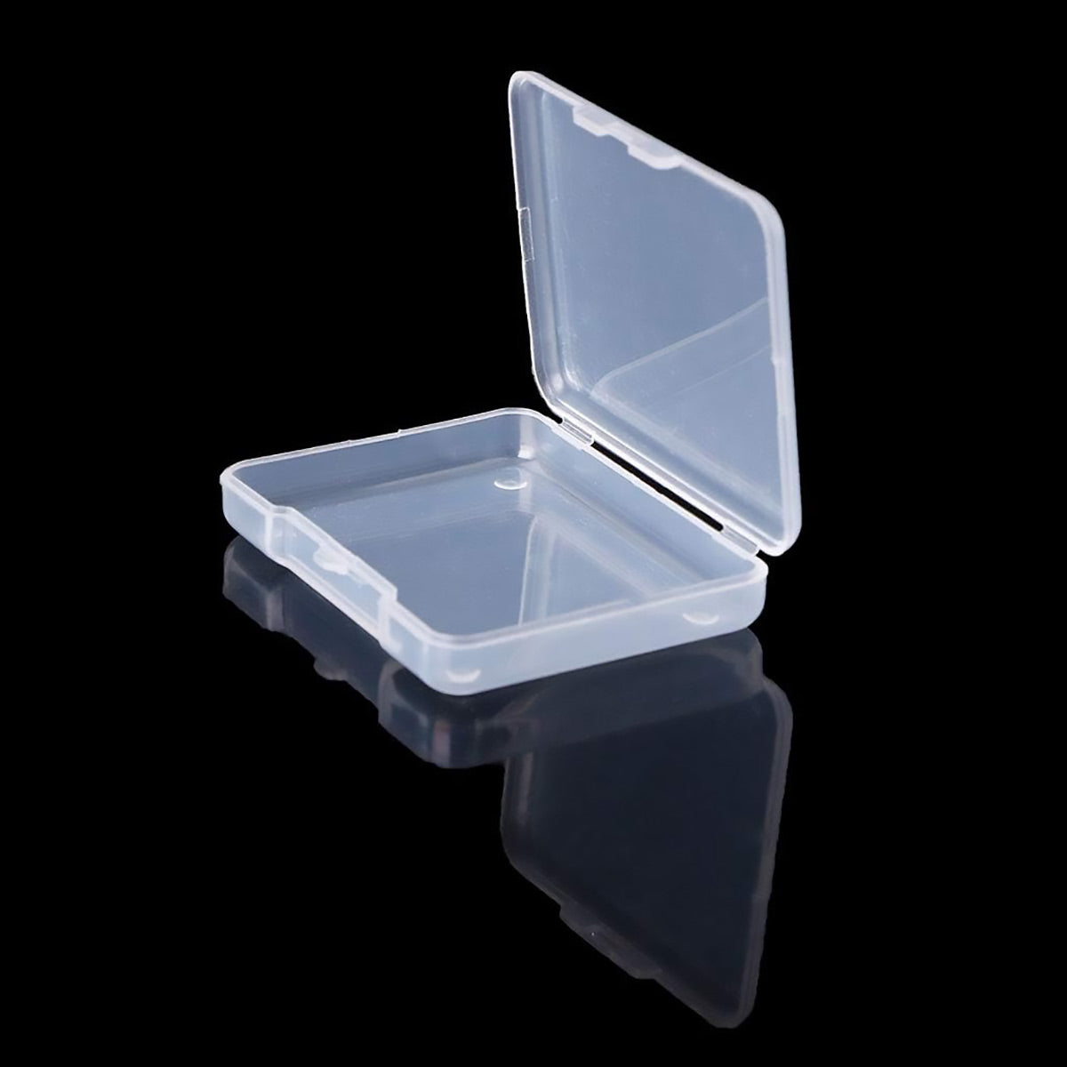 Transparent Plastic Storage Boxes 100PCS PP Small Parts Organiser