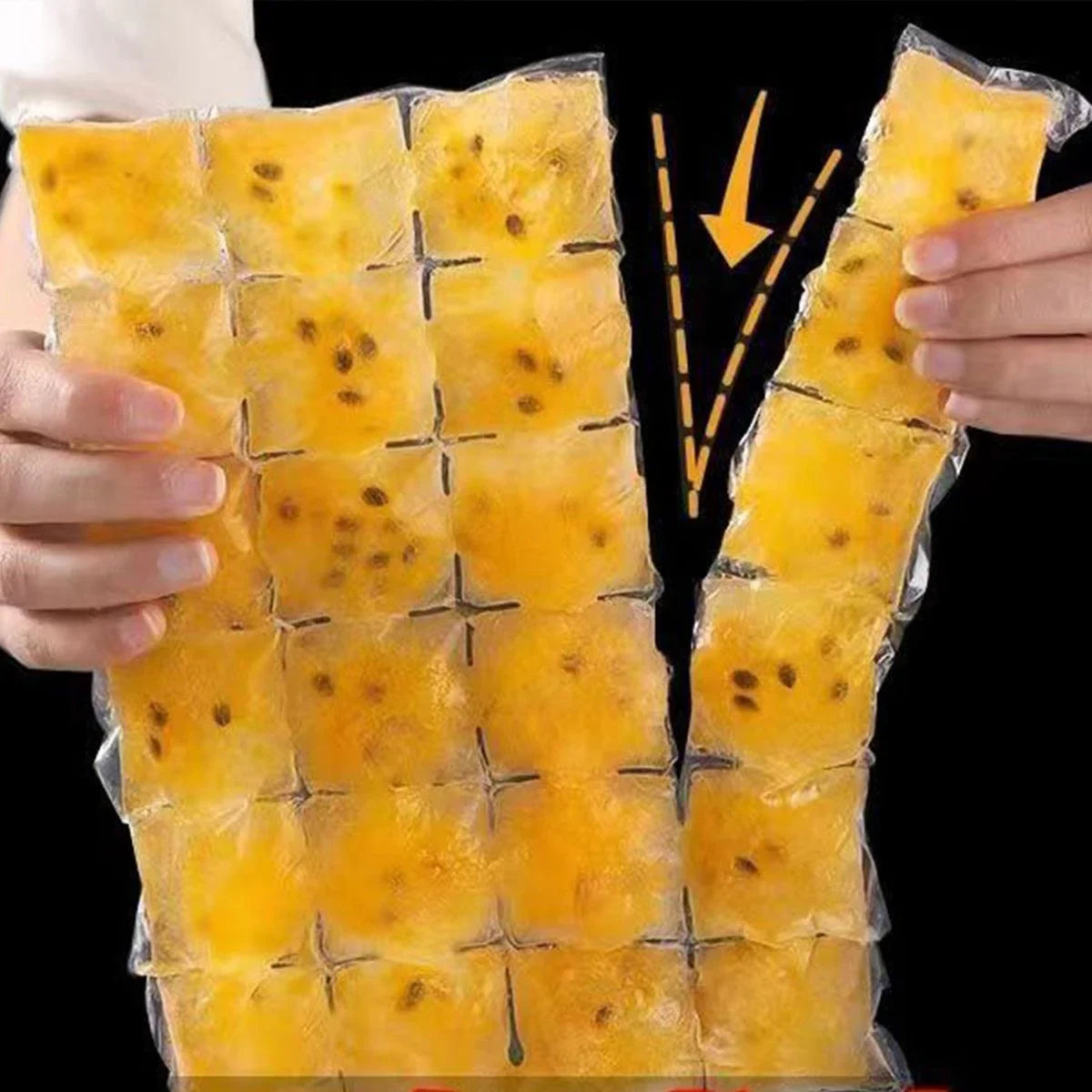 Disposable Ice Pack Bag Water Injection Ice Cube Mold 100PCS