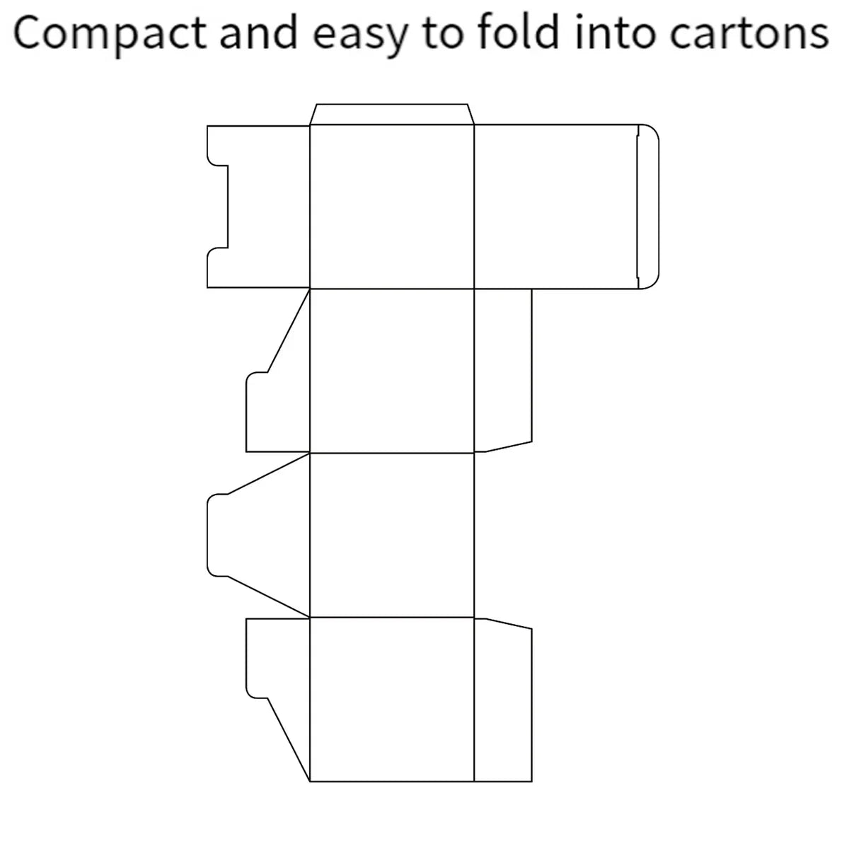 50pcs Colourful Square Paper Gift Packaging Boxes