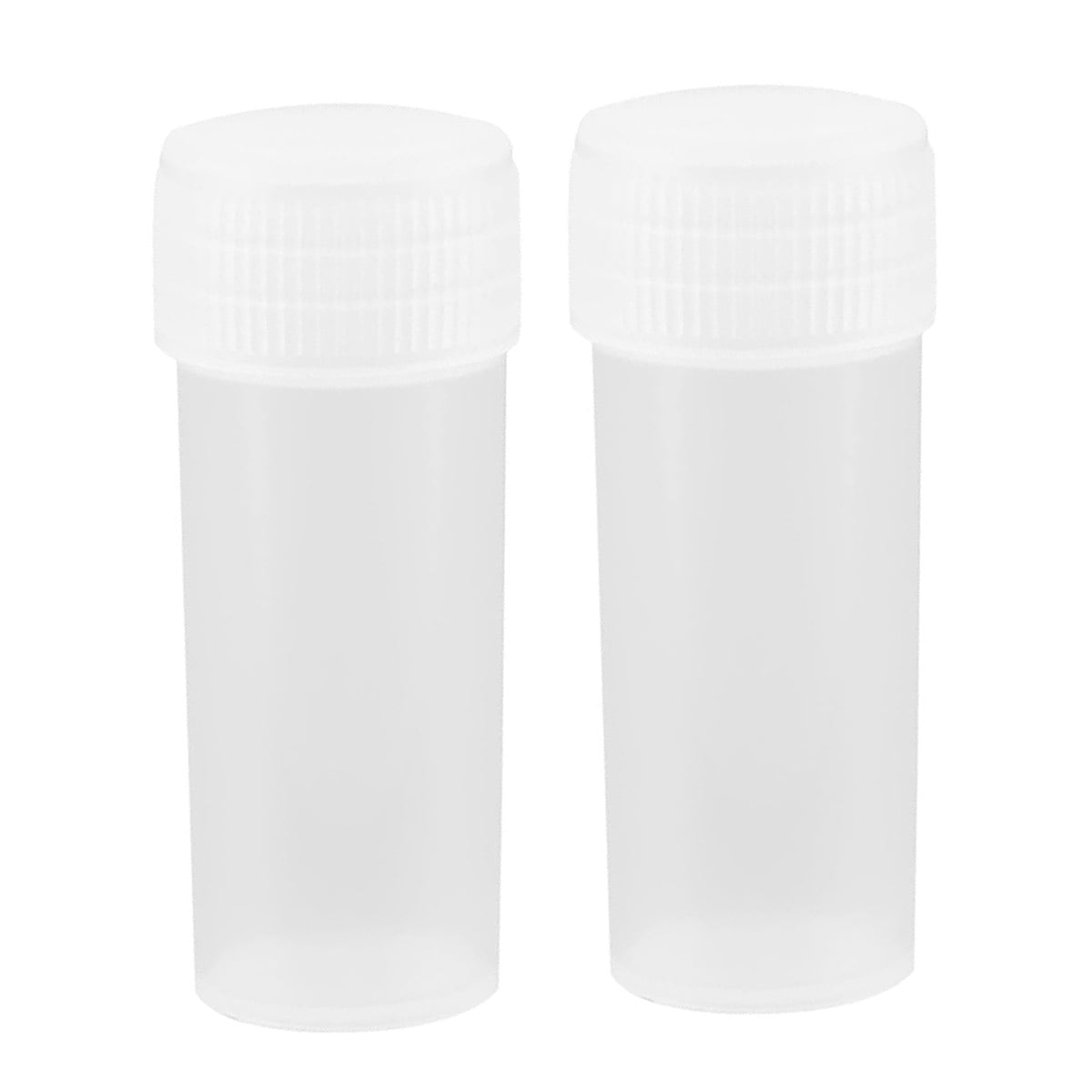 200PCS 5ml Clear Plastic Sample Bottles with Screw Lids for Storage