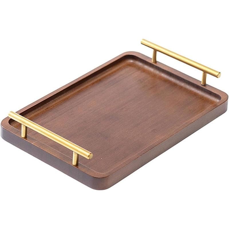 Rectangular Wooden Tea Tray 1Pack