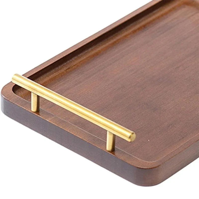 Rectangular Wooden Tea Tray 1Pack