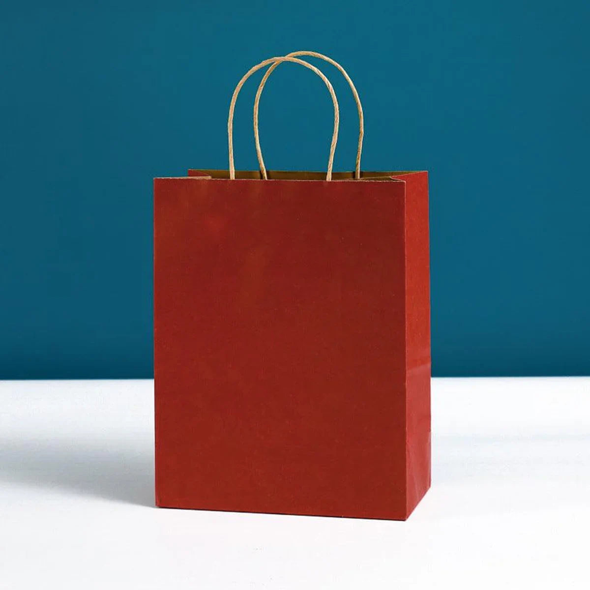 Kraft Carry Shopping Paper Bags 20PCS 12Colours