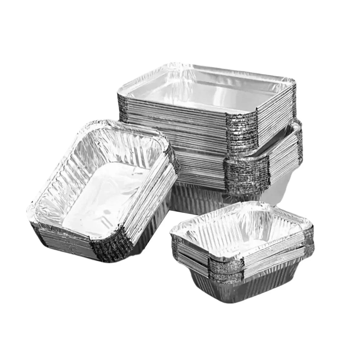Versatile and Durable Aluminum Foil Pans 125PCS