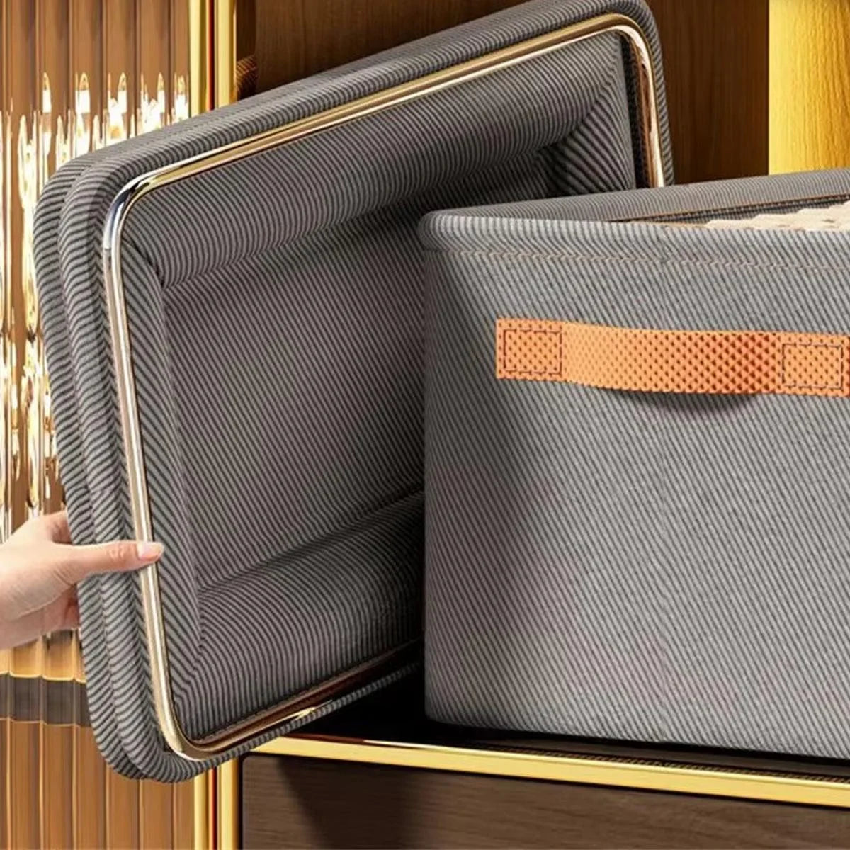 Clothes Storage Box Fabric Organizer 3PCS