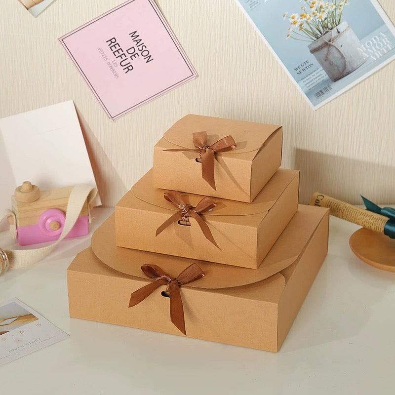Square Ribbon Gift Box 10-50PCS