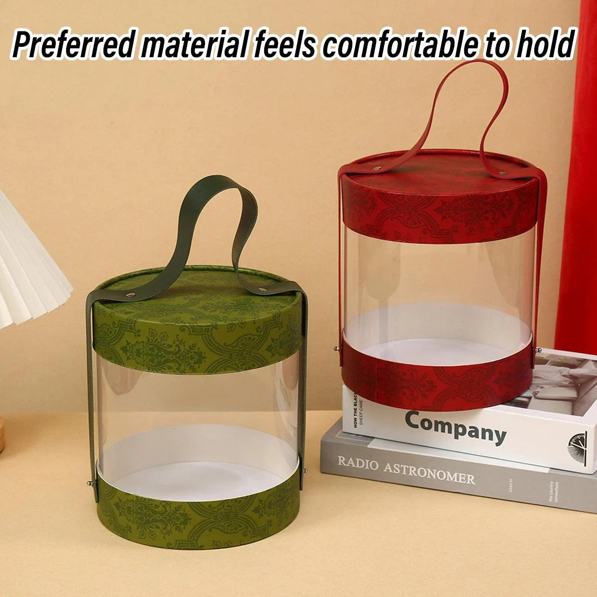 Transparent Bucket Cookie Boxes 10PCS