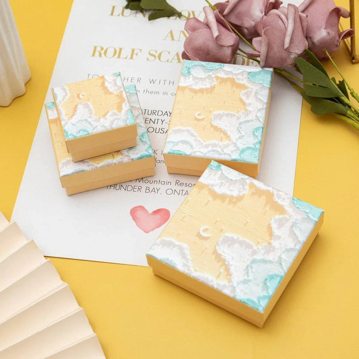 20PCS Jewelry Packaging Set Cardboard Versatile Sizes