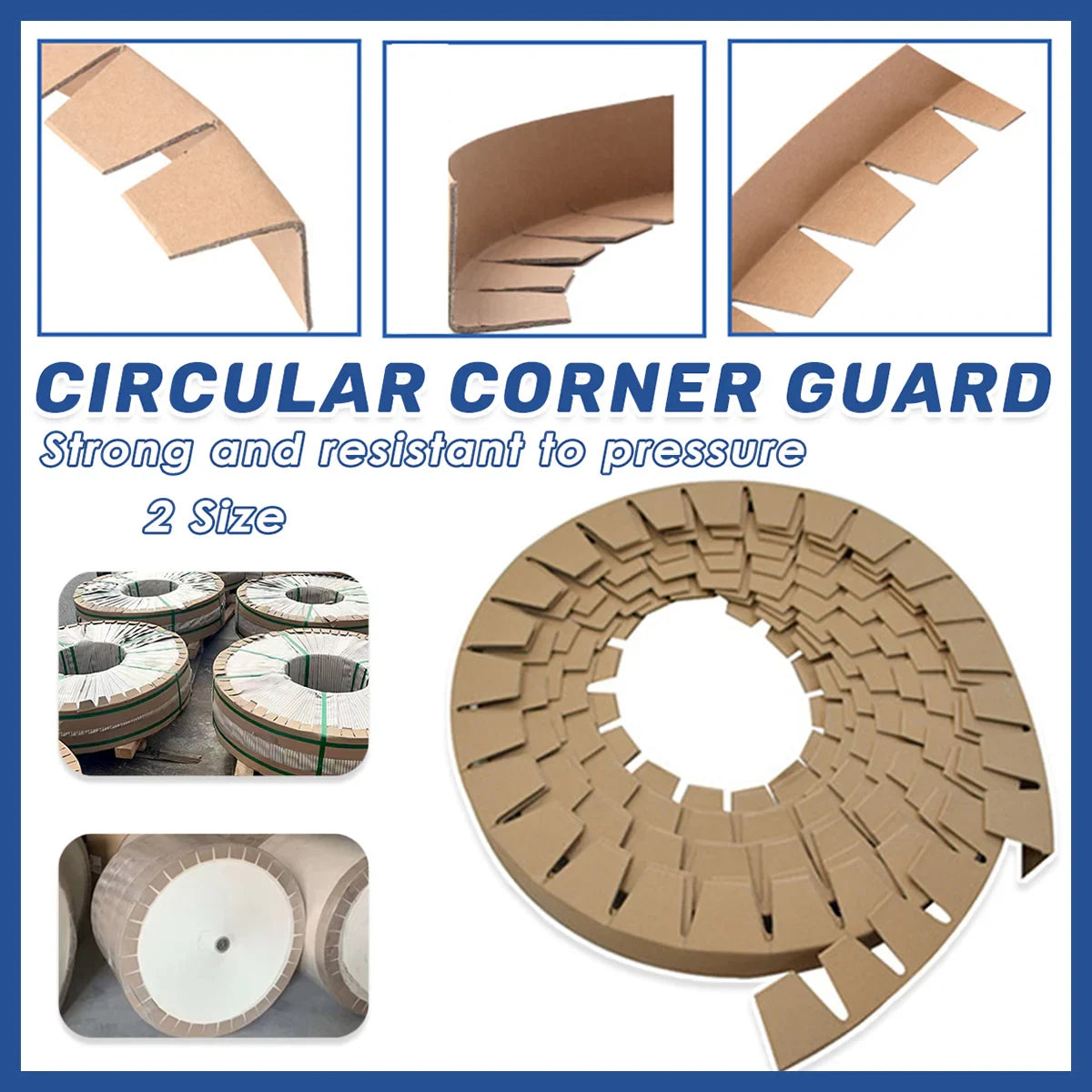 Paper Coil Edge Guards for Steel Metal Roll Protection