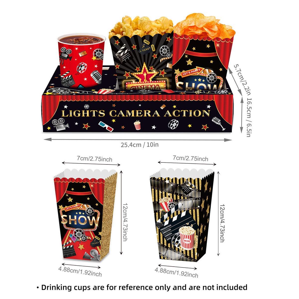  Upgrade your movie night experience with our Popcorn Box Set.