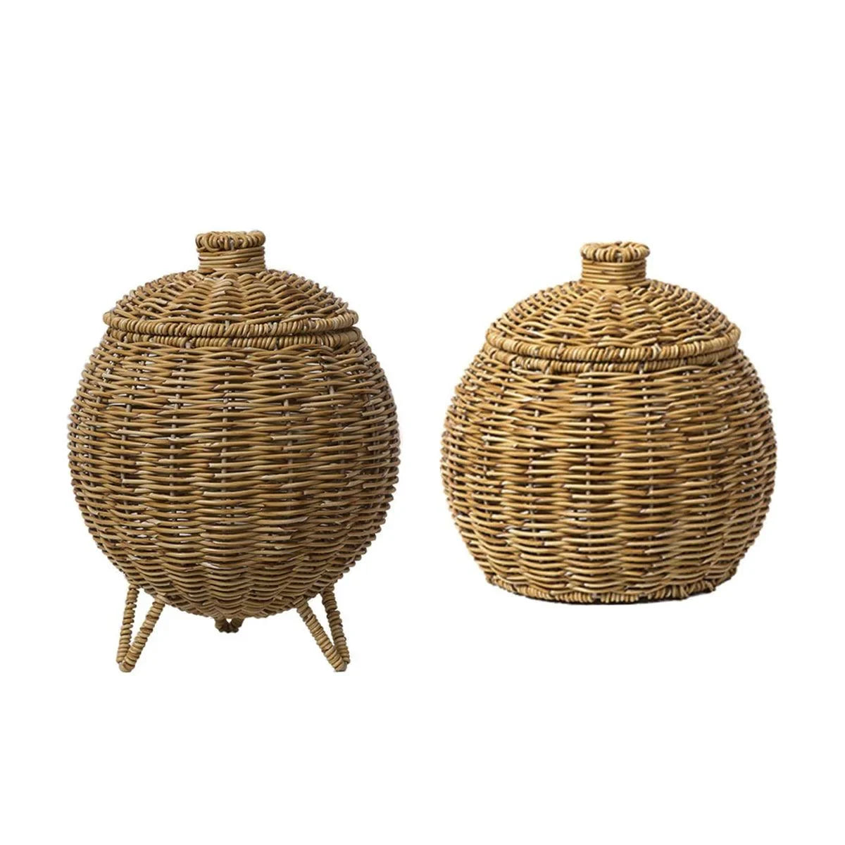 Hand Woven Basket Storage Container 2Styles