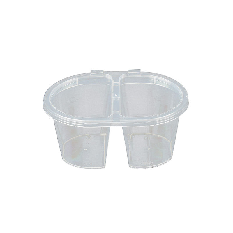 50 Pcs Takeaway Sauce Cup Clear Leak Proof FoodGrade Restaurant Home