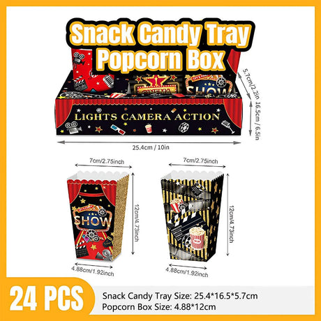  Upgrade your movie night experience with our Popcorn Box Set.