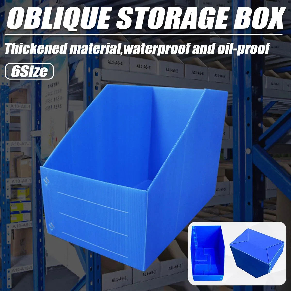 Plastic Storage Box Clear Hard Case 6Sizes