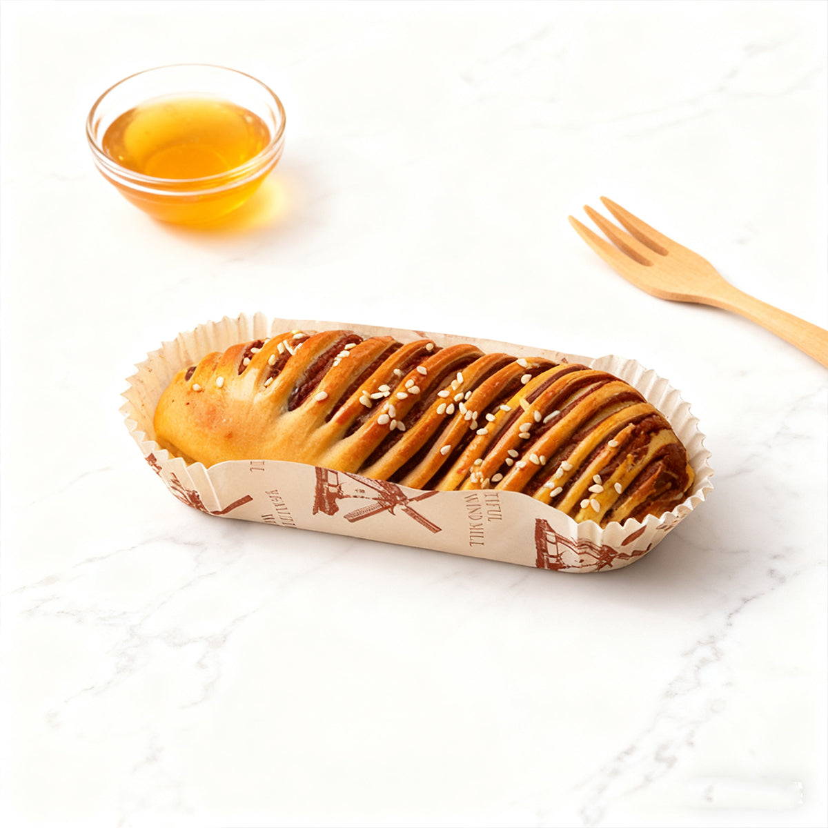 300PCS Bread Paper Cups Food Grade Oil Proof Heat Resistant
