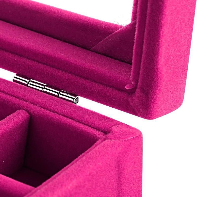 24 Grids Velvet Jewelry Box 1PC 7Colours 20x15x4.5cm - Discount Packaging Warehouse