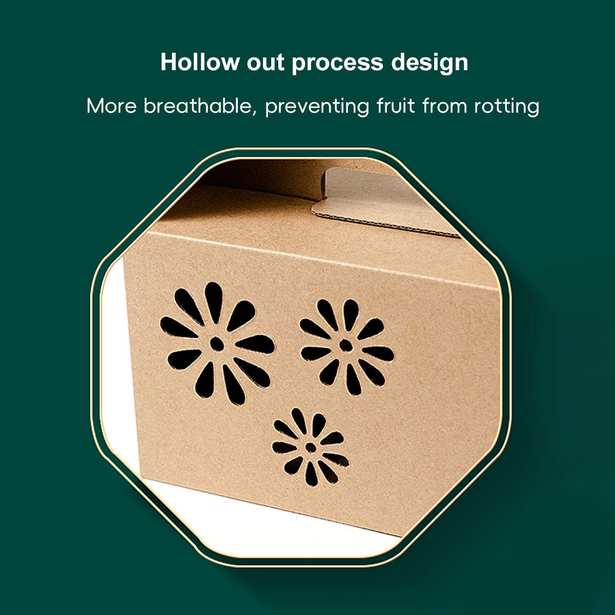 Kraft Paper Gift Box Durable Packaging for Birthday Wedding