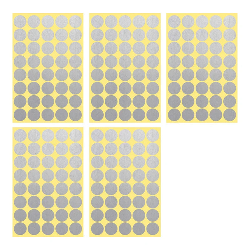 8/13/25/50mm Round Sticker Dots Adhesive Labels Neutral