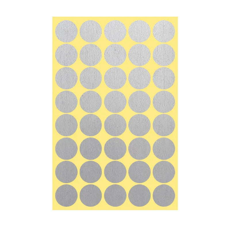 8/13/25/50mm Round Sticker Dots Adhesive Labels Neutral