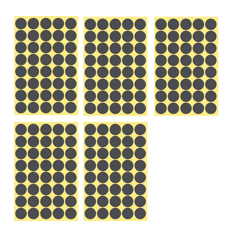 8/13/25/50mm Round Sticker Dots Adhesive Labels Neutral