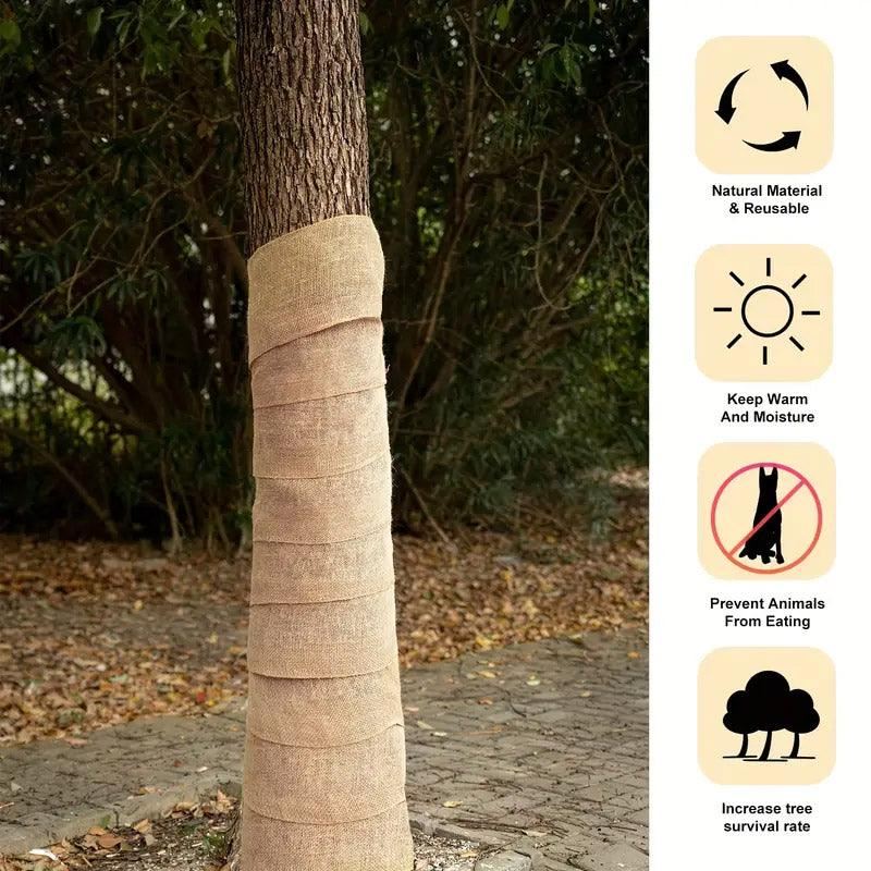 Burlap Tree Trunk Protection Bags 2PCS