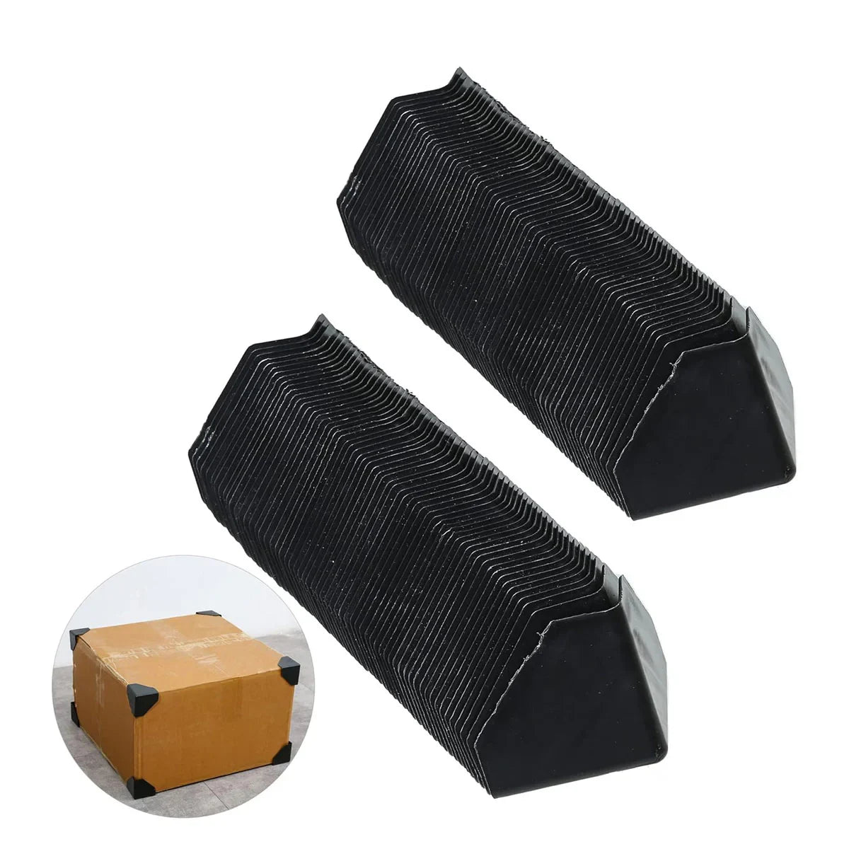 200pcs Plastic Corner Protectors for Carton Box Edges