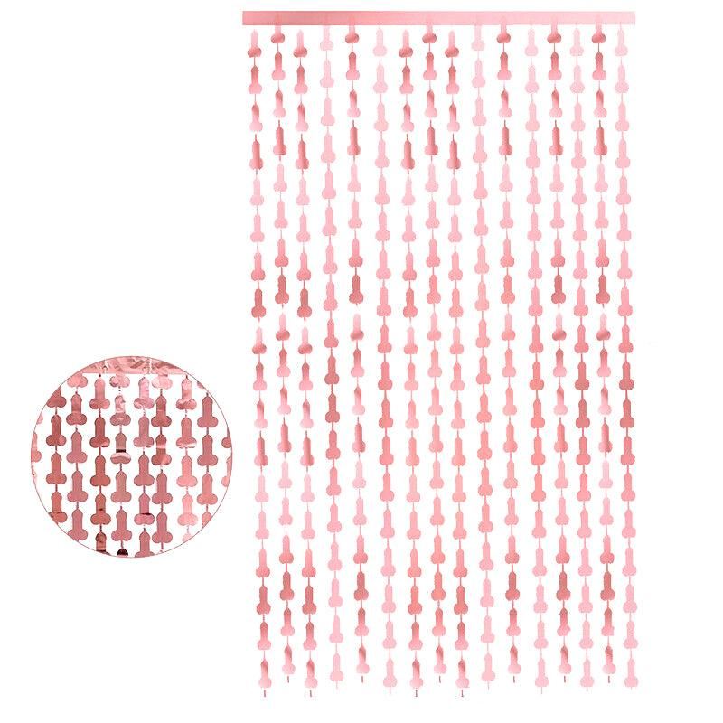 Willy Tinsel Curtain Metalic BackDrop 1PCS