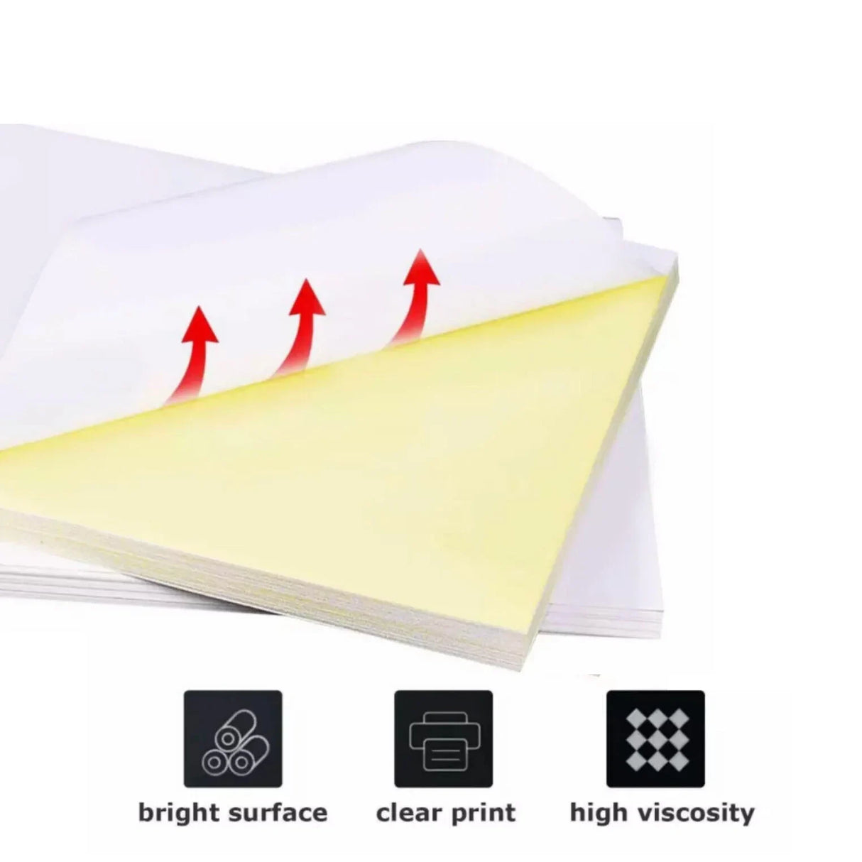 A4 Self Adhesive Sticker Paper Sheet Label Laser Inkjet Print