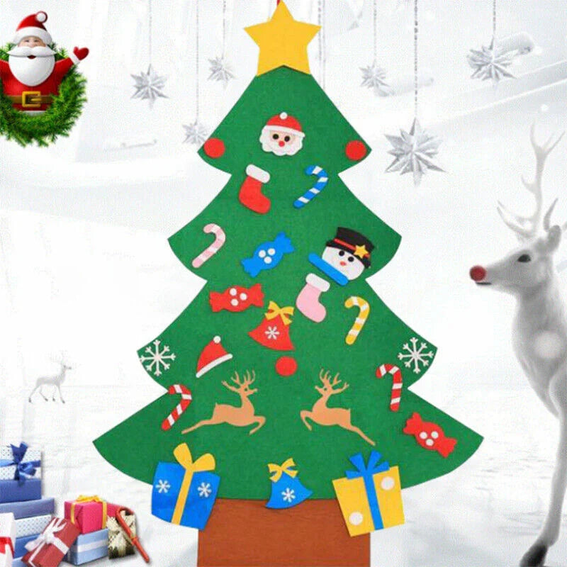 Felt Christmas Tree Set Decorations 1SET 2Styles