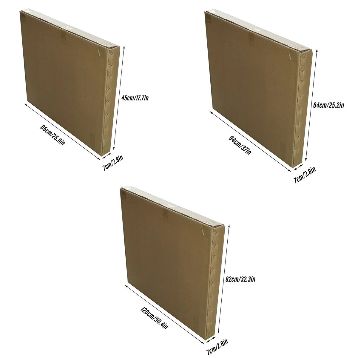 Large Square Flat Paper Box for Picture Frame Shipping