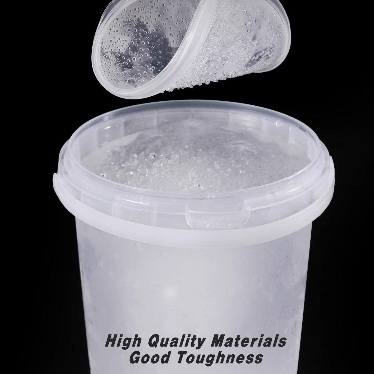 20PCS Food Grade Plastic Sealed Containers 750ml 1500ml Transparent Storage