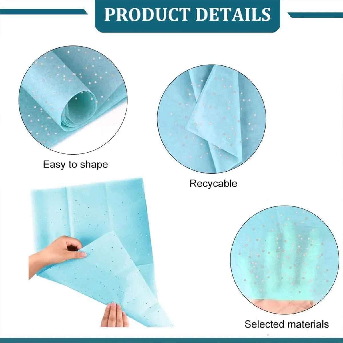 Floral Wrapping Paper Gift Packaging 50Sheets