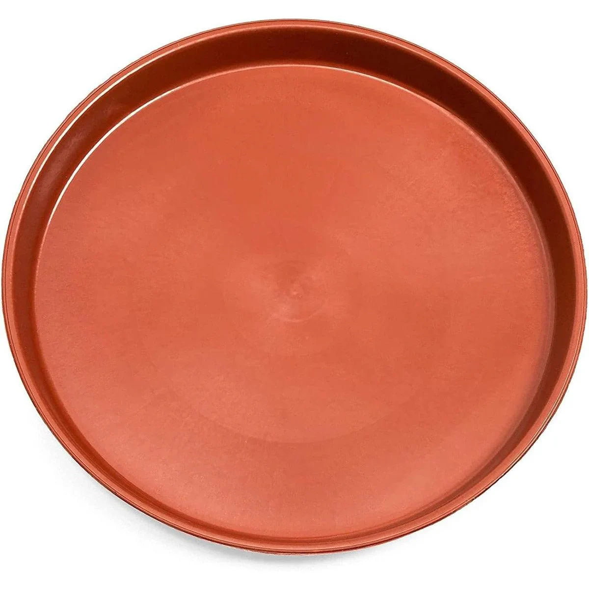 Plastic Flower Pots and Trays Round Base 6PCS