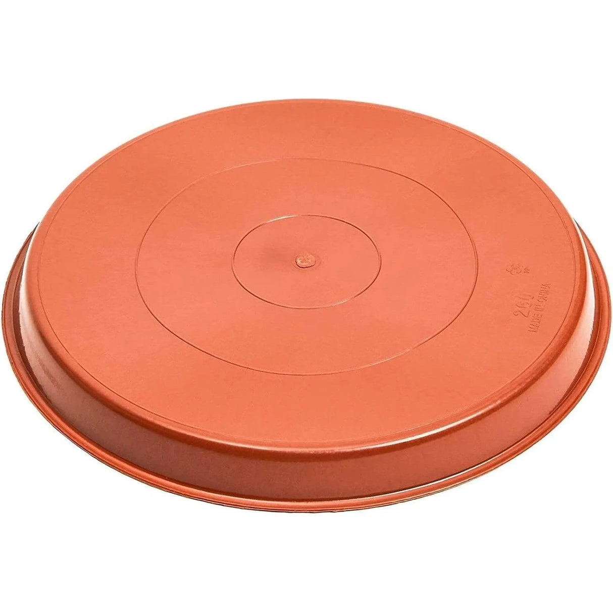 Plastic Flower Pots and Trays Round Base 6PCS
