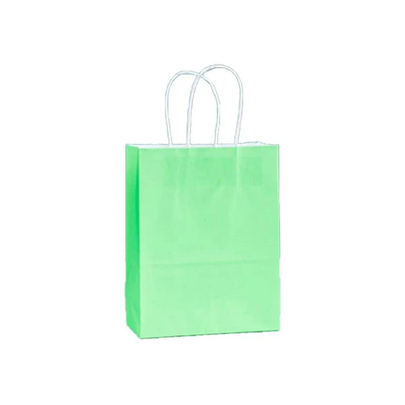 Kraft Carry Shopping Paper Bags 20PCS 12Colours